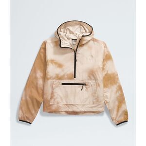 The North Face NWT Botanic Dye 1/2 Zip Hooded Pullover Wind Jacket Great Sand La